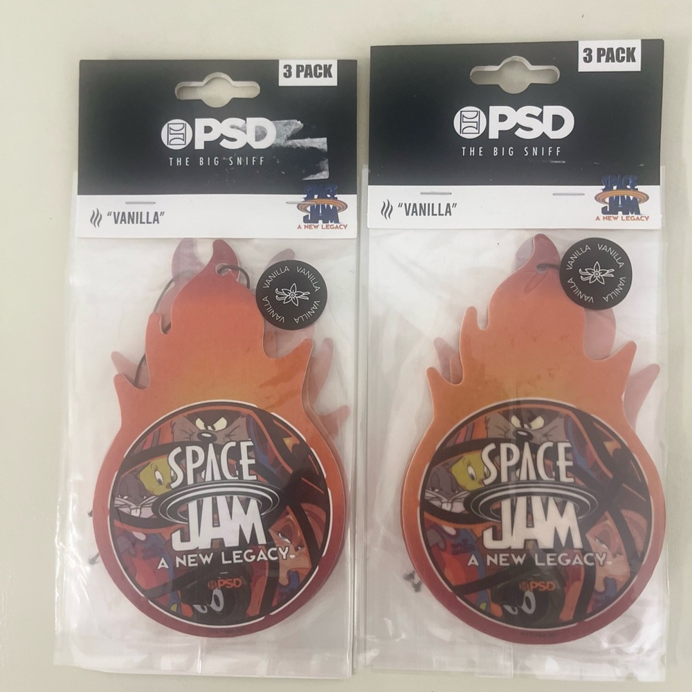 Psd The Big Sniff Space Jam 3 Pack Air Freshener In Vanilla Scent